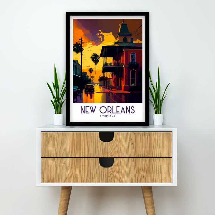 New Orleans Travel Poster