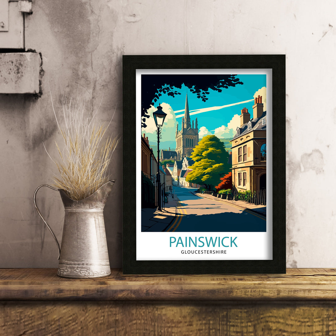 Painswick Travel Poster Painswick Wall Art Painswick Home Decor Painswick Illustration Travel Poster Gift For Painswick UK Home Decor