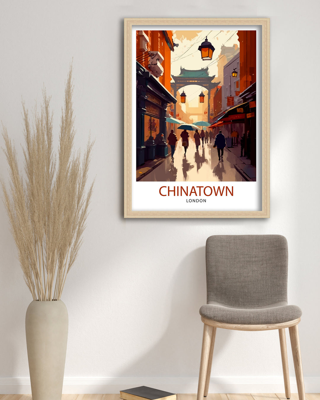 Chinatown London Travel Poster