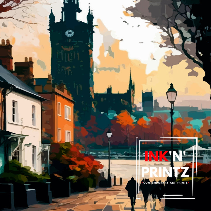 Cardiff Travel Poster