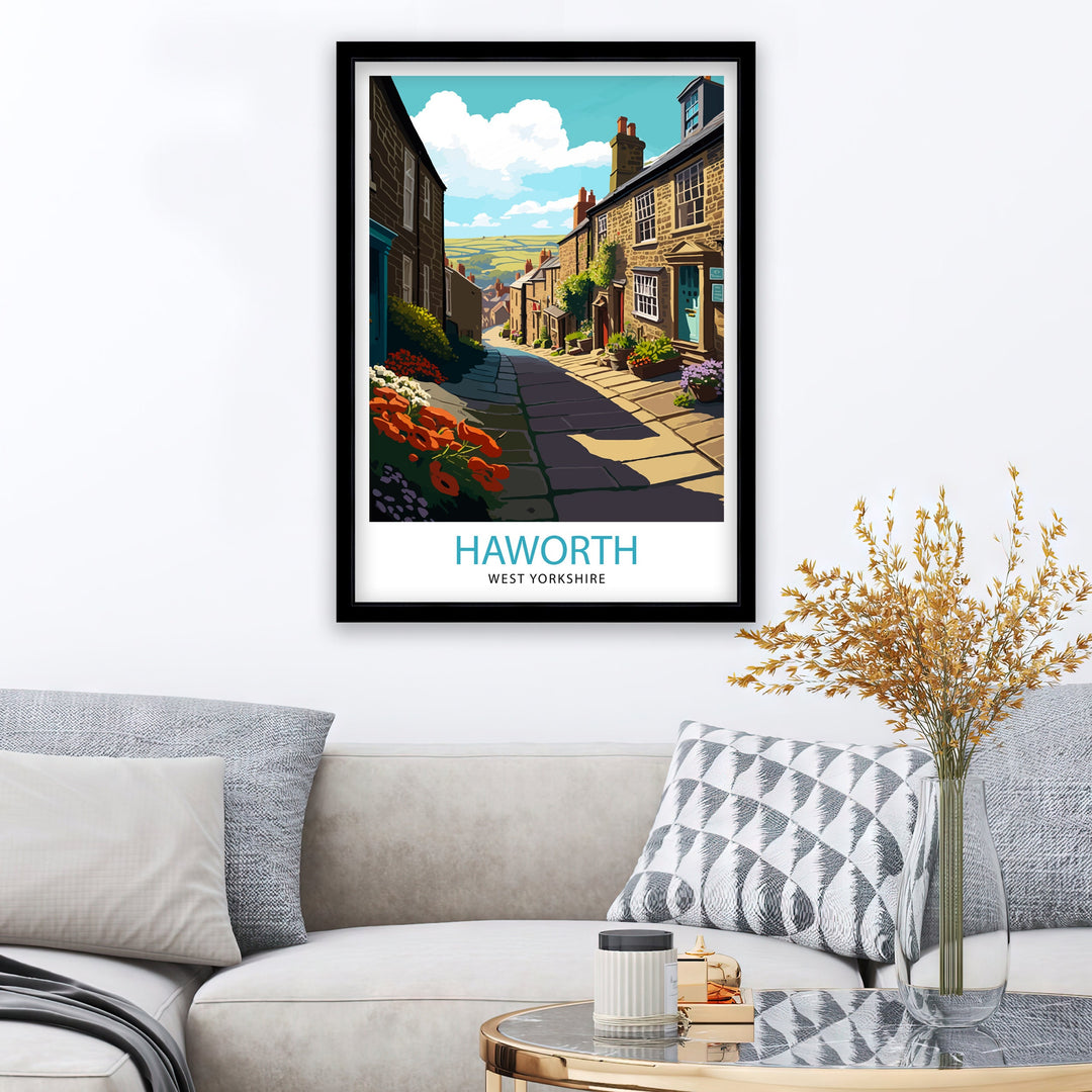 Haworth Yorkshire Travel Poster Haworth