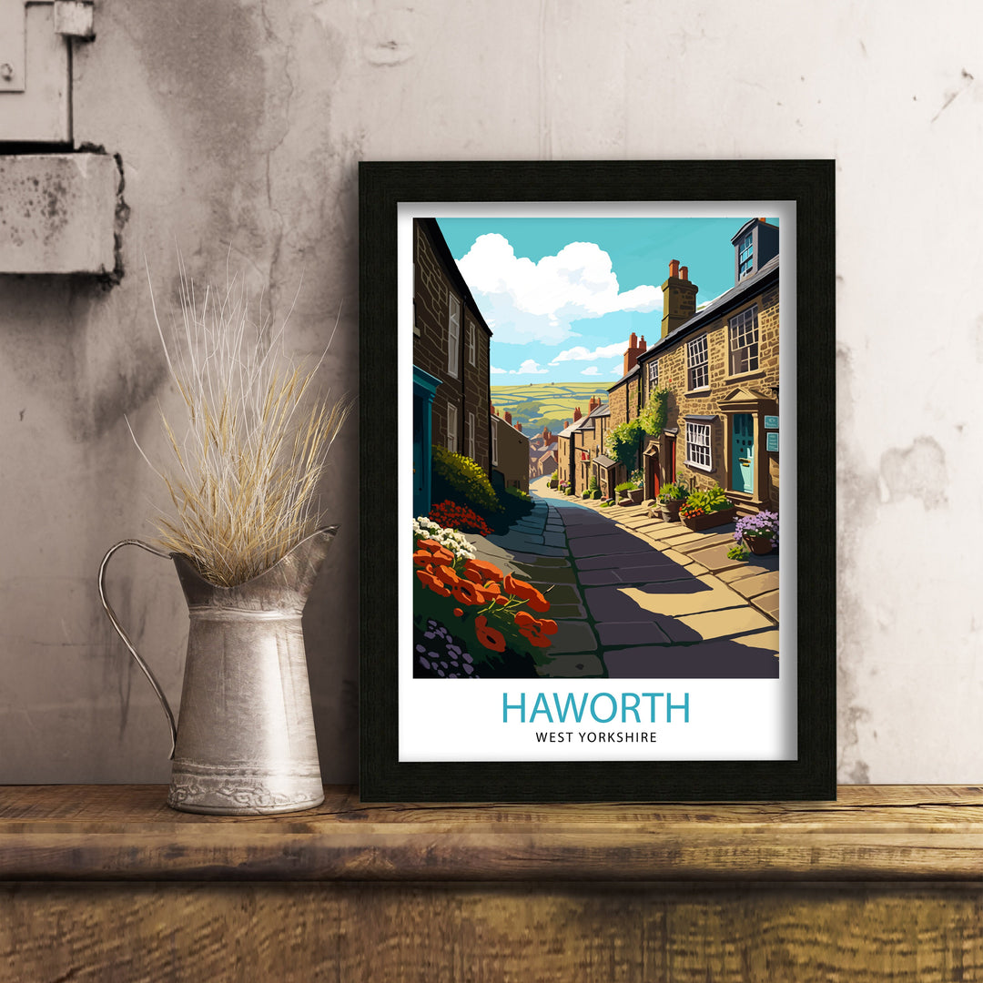 Haworth Yorkshire Travel Poster Haworth