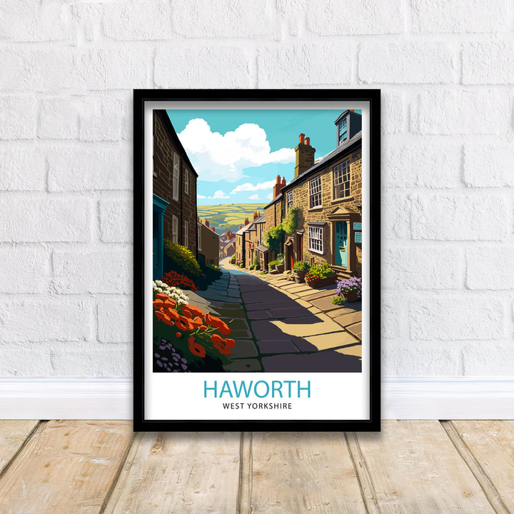 Haworth Yorkshire Travel Poster Haworth