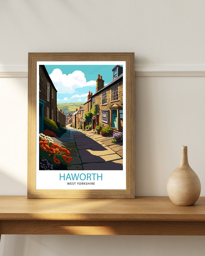 Haworth Yorkshire Travel Poster Haworth