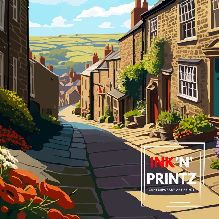 Haworth Yorkshire Travel Poster Haworth