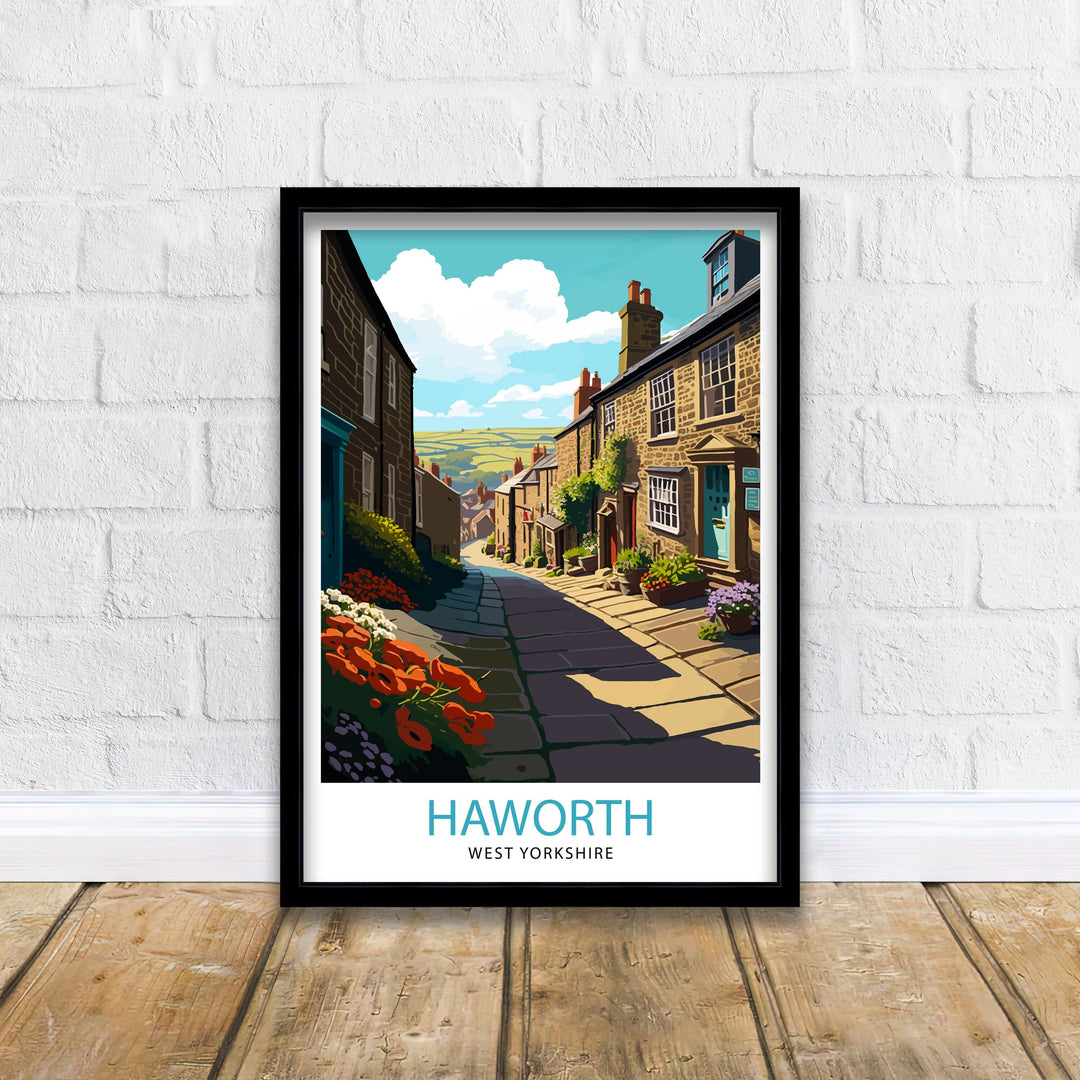 Haworth Yorkshire Travel Poster Haworth