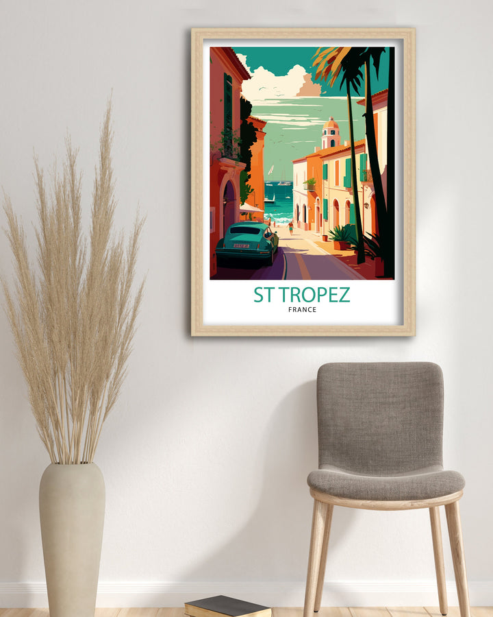 St Tropez Travel Poster St Tropez