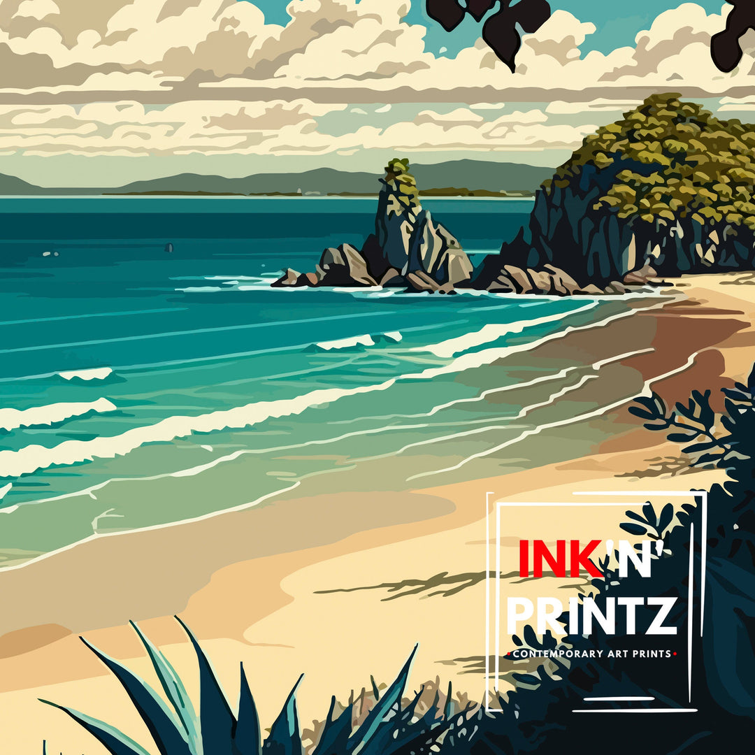 Byron Bay Australia Travel Poster