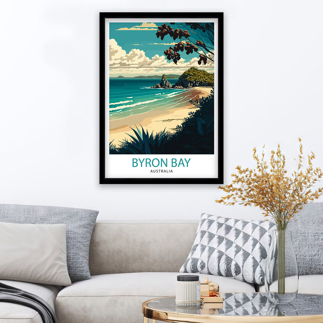 Byron Bay Australia Travel Poster