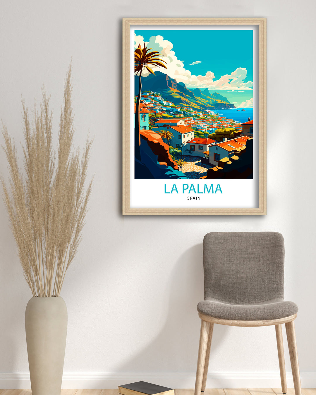 La Palma Travel Poster La Palma Wall Art La Palma Home Decor La Palma Illustration La Palma Travel Poster Gift For La Palma - Spain Wall Art