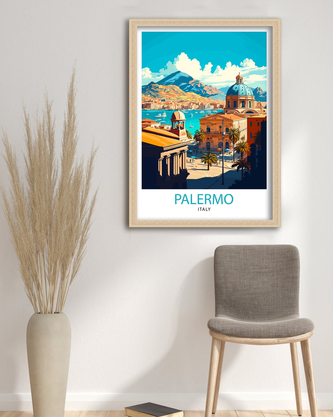 Palermo Italy Travel Poster Palermo