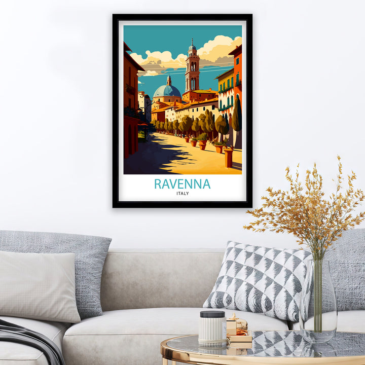 Ravenna Italy Travel Poster Ravenna