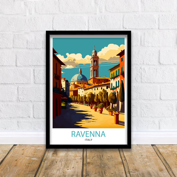 Ravenna Italy Travel Poster Ravenna