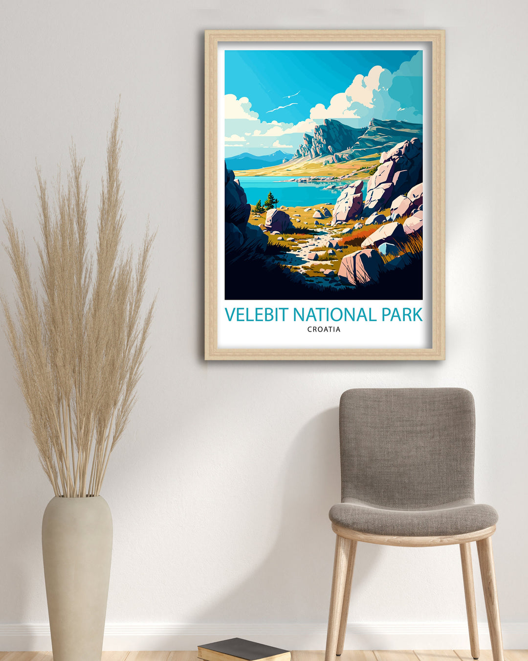 Northern Velebit Travel Poster Croatia