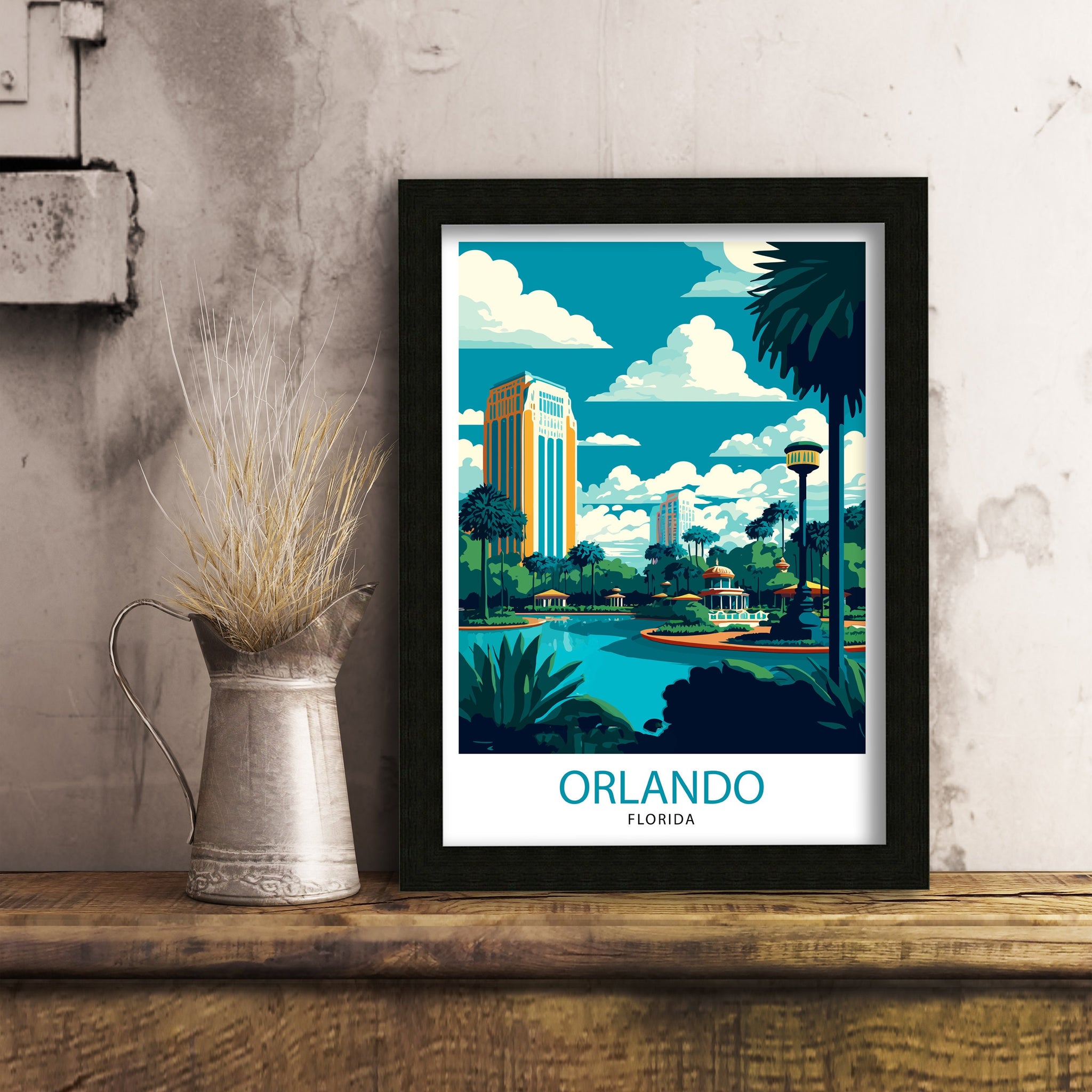 Orlando Florida Travel Poster