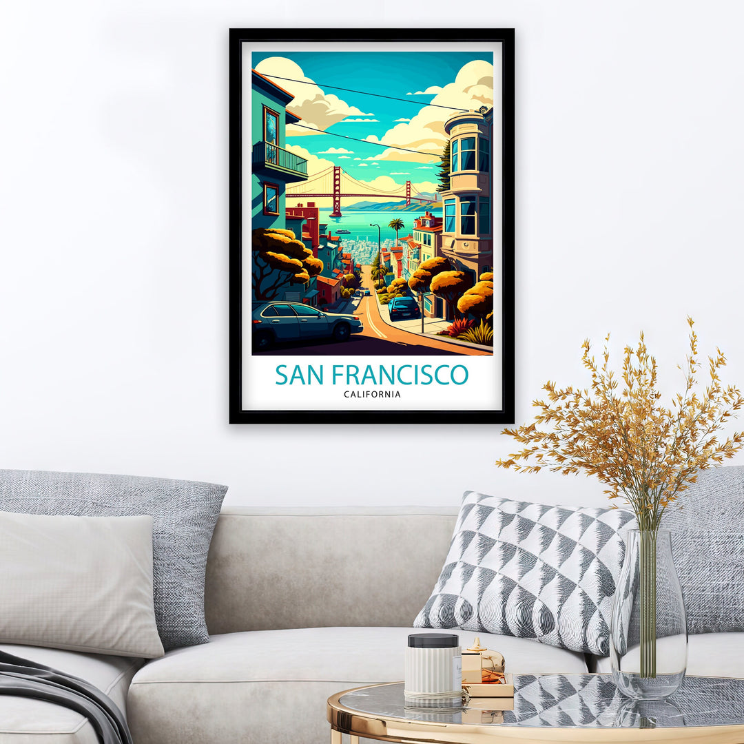 San Francisco Travel Poster