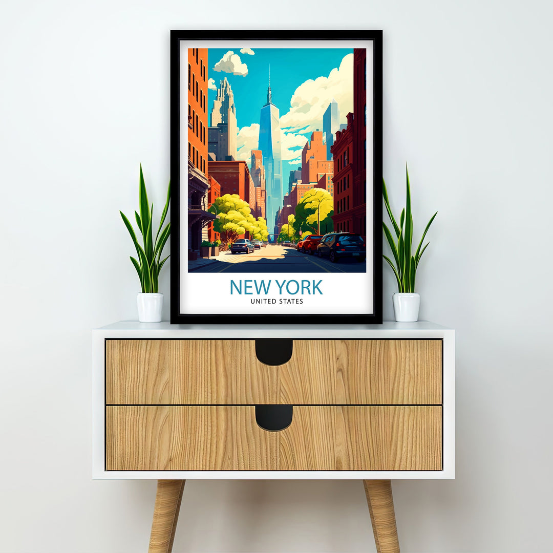 New York City Travel Poster