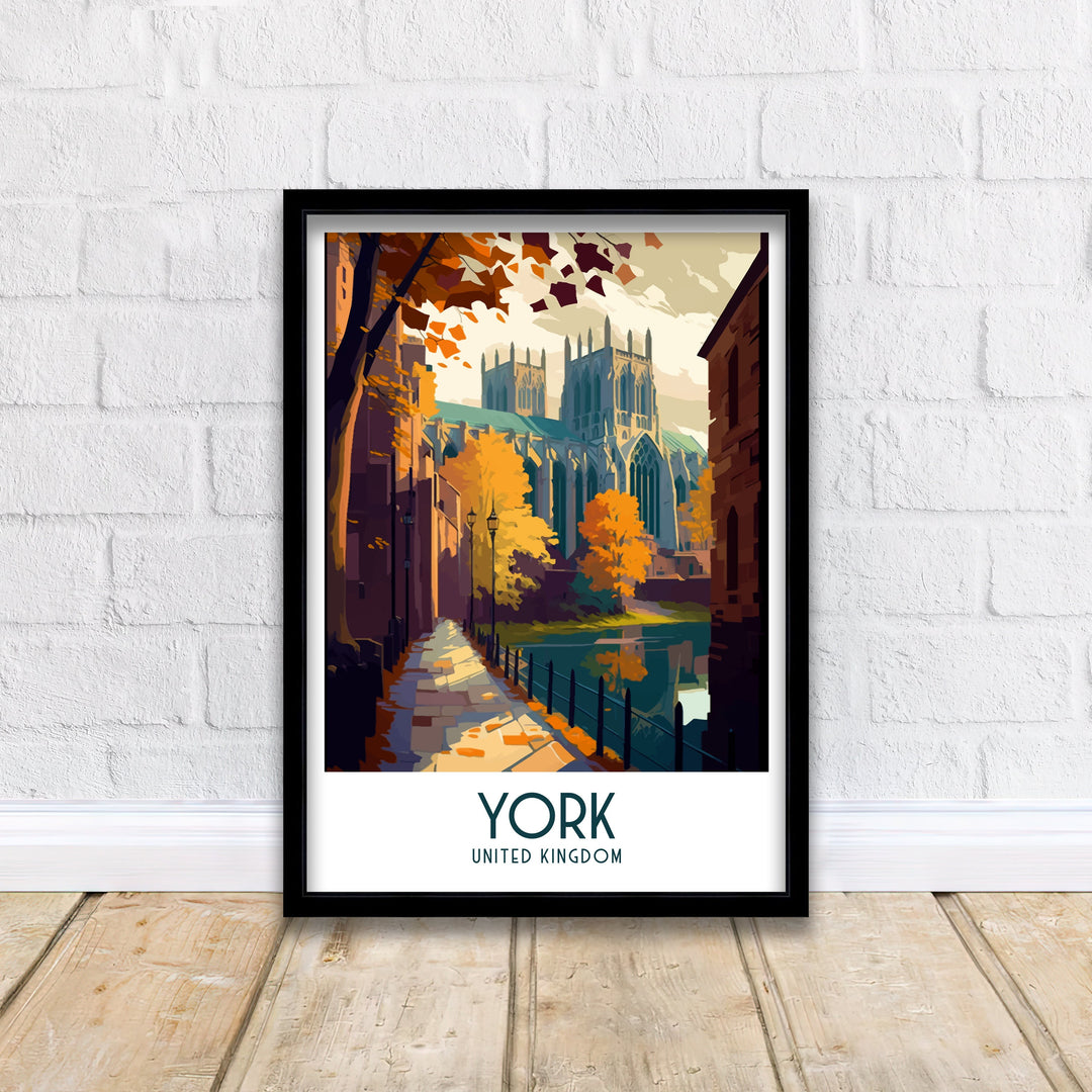 York England Travel Poster York