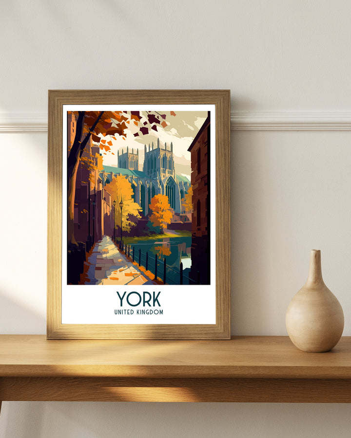 York England Travel Poster York