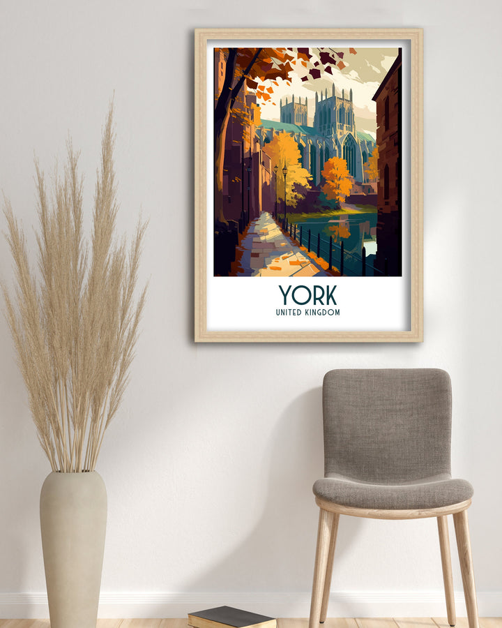 York England Travel Poster York