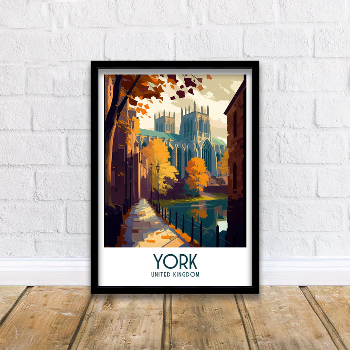 York England Travel Poster York