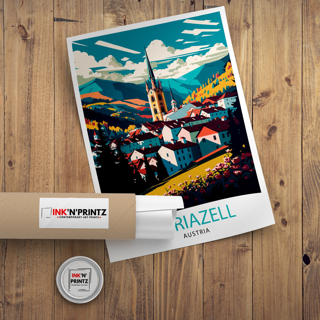 Mariazell Austria Travel Poster Austria