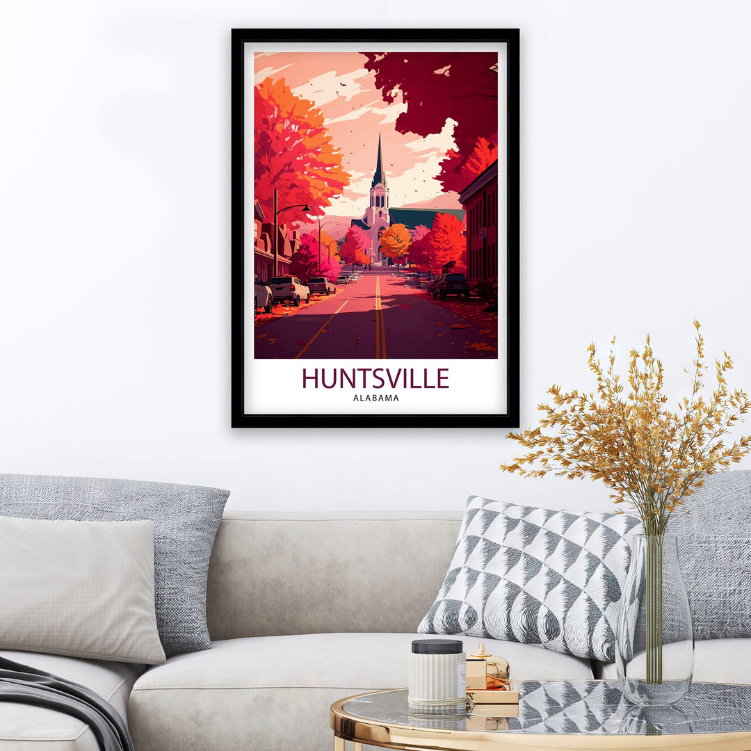 Huntsville Alabama Travel Poster