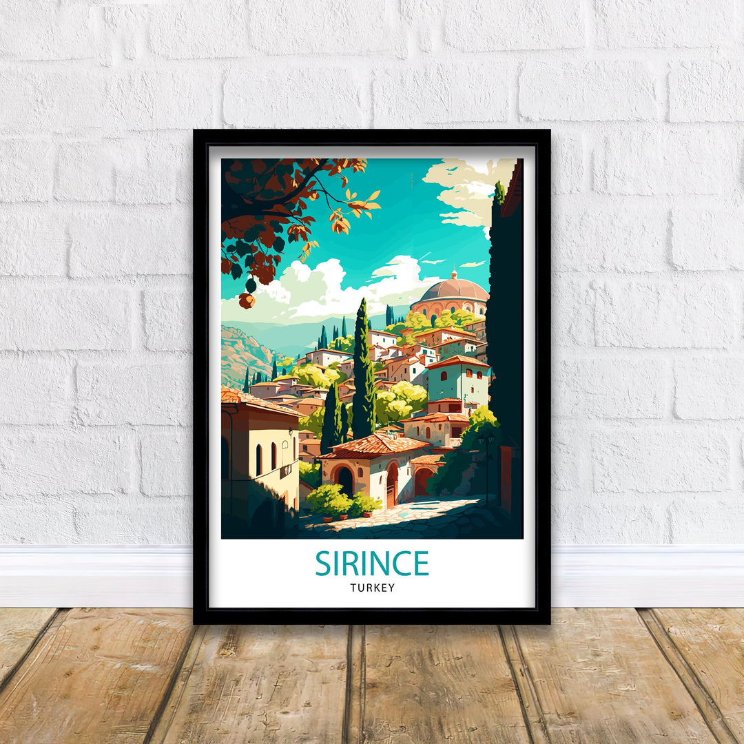 Sirince Turkey Travel Poster Sirince