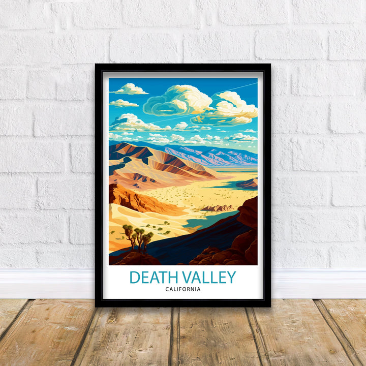 Death Valley California Travel Poster