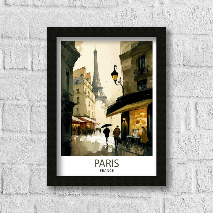 Paris France Travel Poster Paris