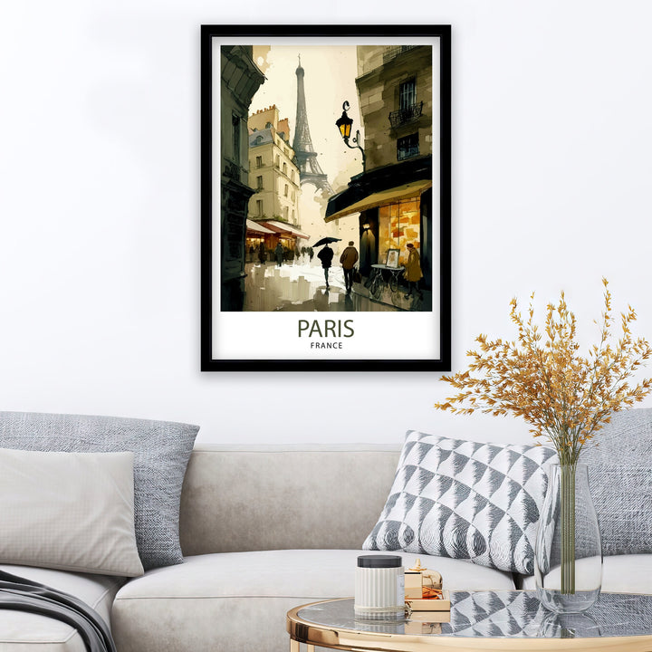 Paris France Travel Poster Paris