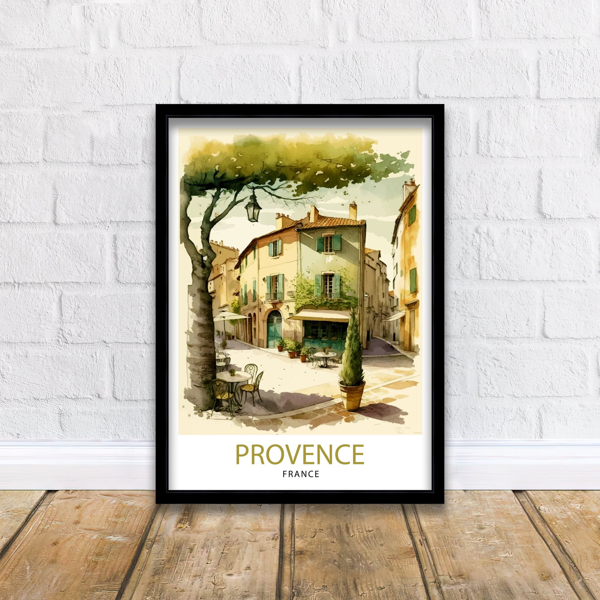 Provence France Travel Print Provence Wall Art French Country Decor Travel Poster Gift For France Lovers Provence Home Decor