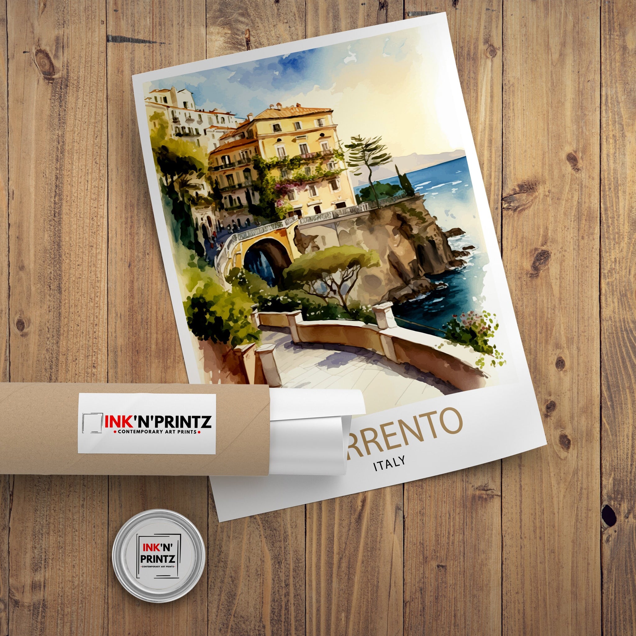 Sorrento Italy Travel Print Sorrento Wall Art Sorrento Home Decor Sorrento Travel Poster Sorrento Illustration Sorrento Art Print Sorrento