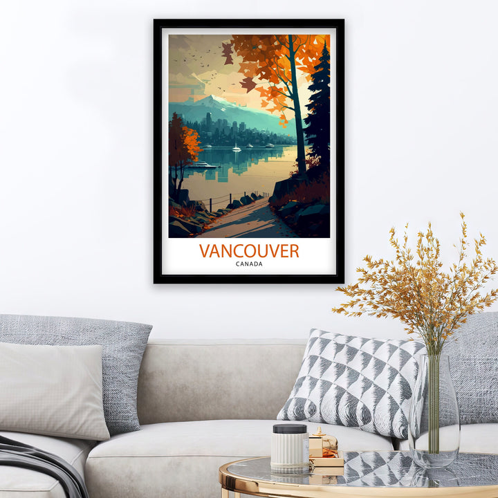 Vancouver Travel Poster Vancouver