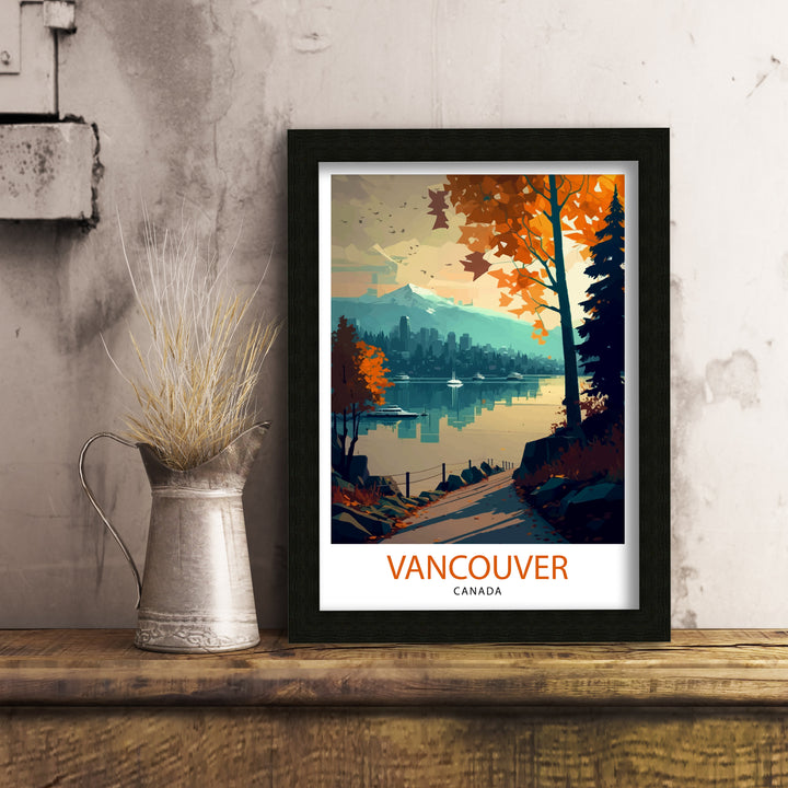 Vancouver Travel Poster Vancouver