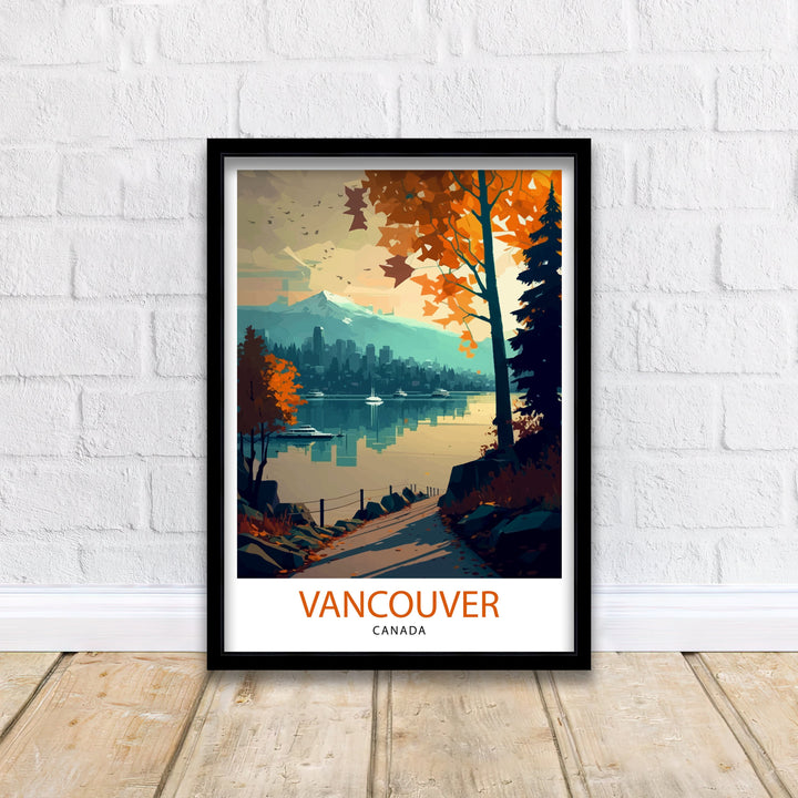 Vancouver Travel Poster Vancouver