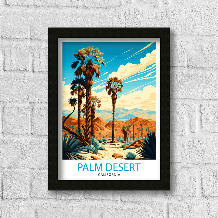 Palm Desert California Travel Poster