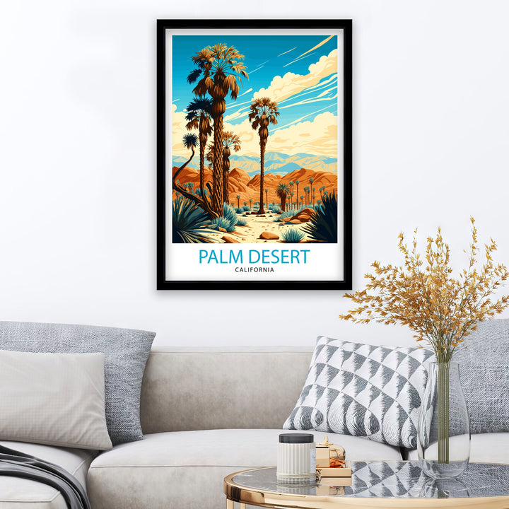 Palm Desert California Travel Poster