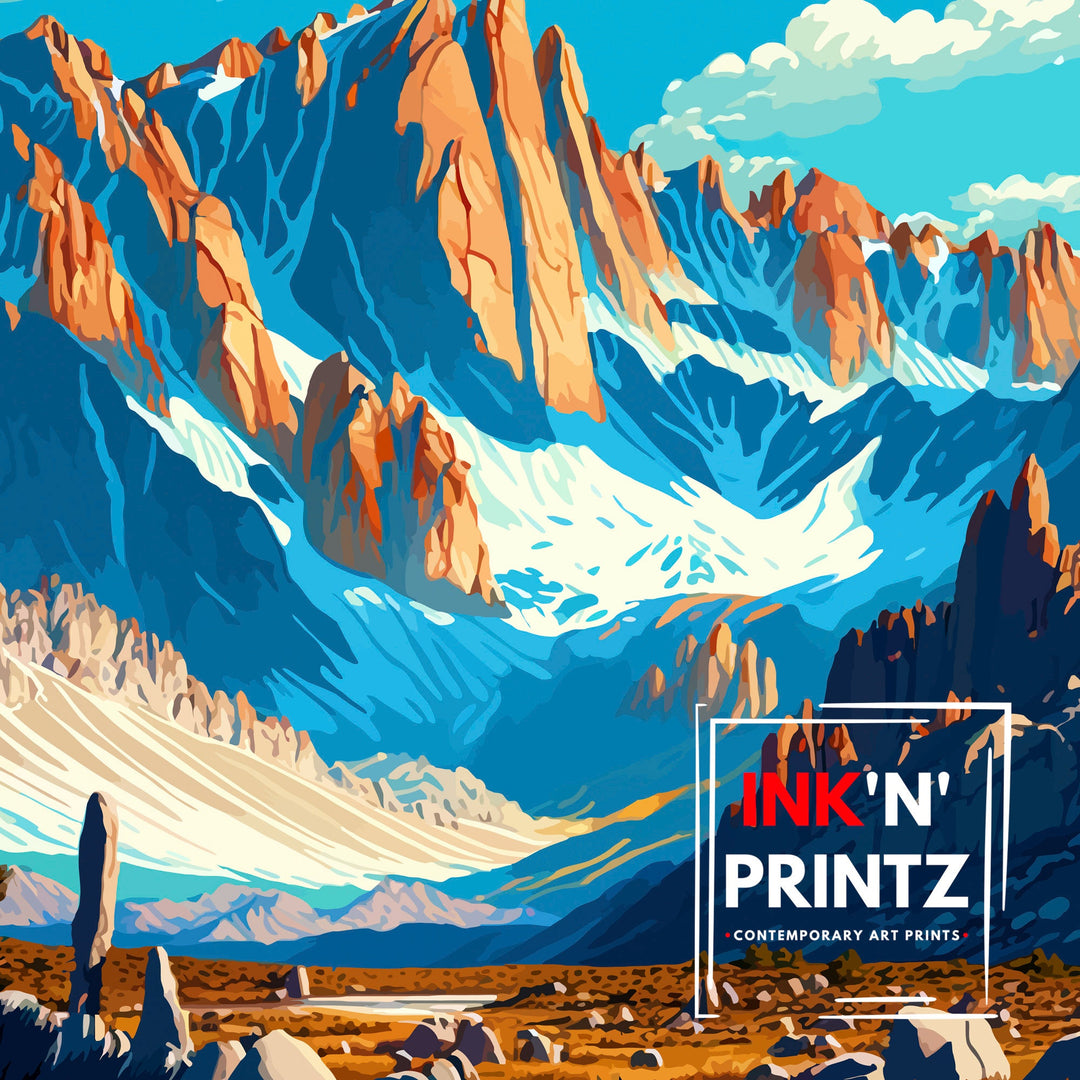 Mount Whitney Travel Poster