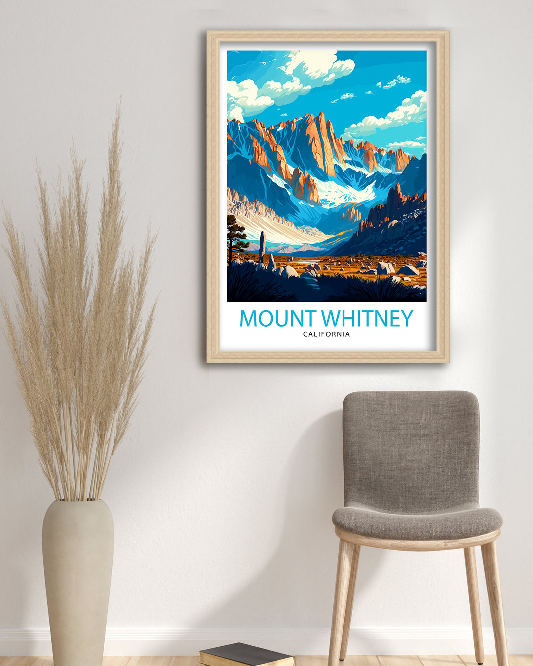 Mount Whitney Travel Poster