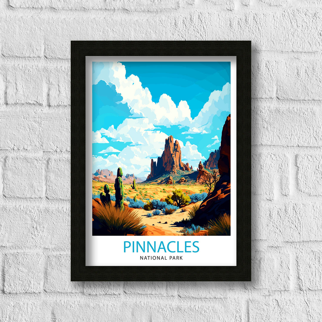 Pinnacles National Park Travel Poster