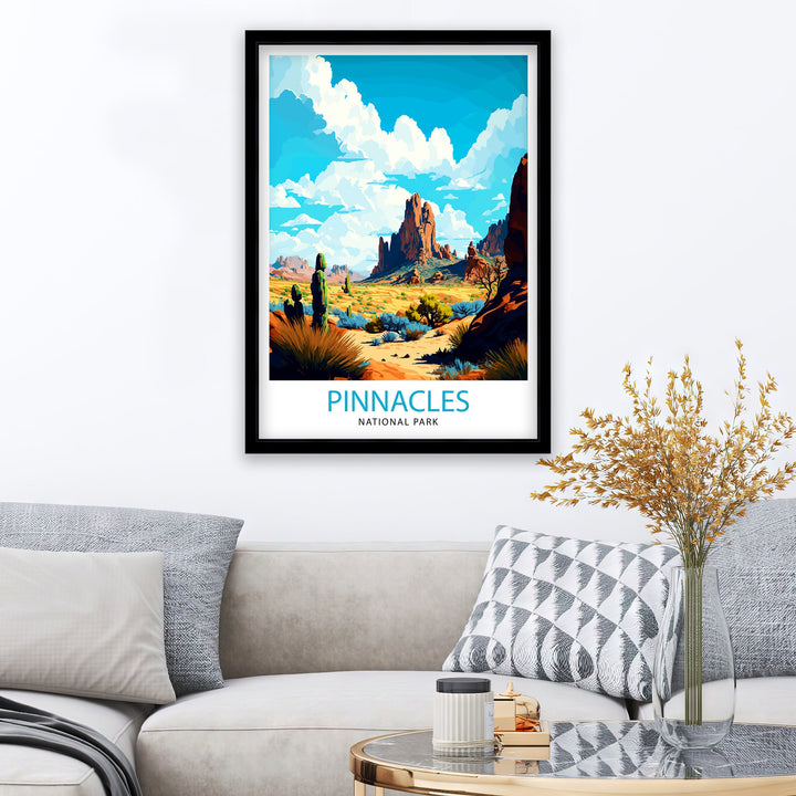 Pinnacles National Park Travel Poster