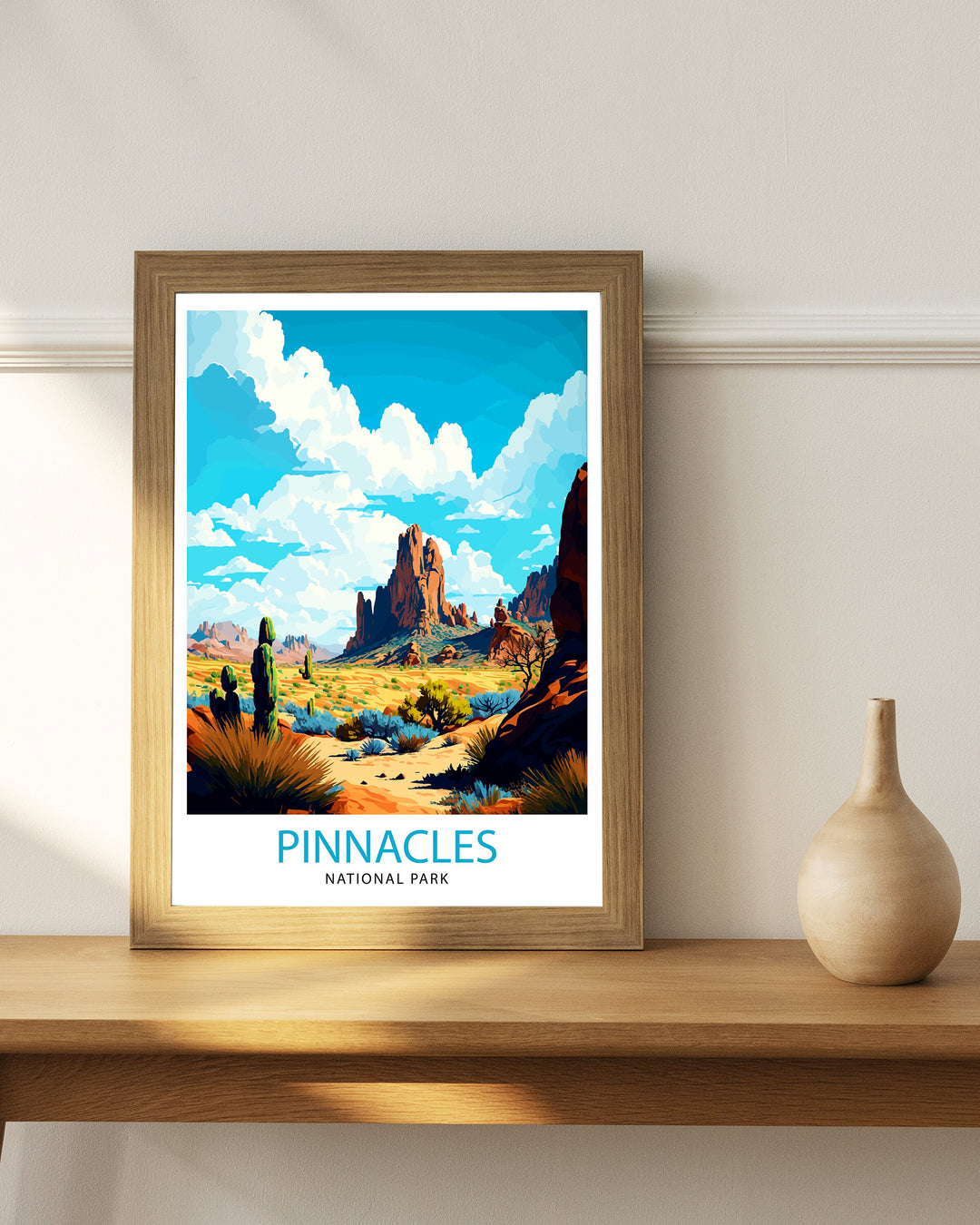 Pinnacles National Park Travel Poster