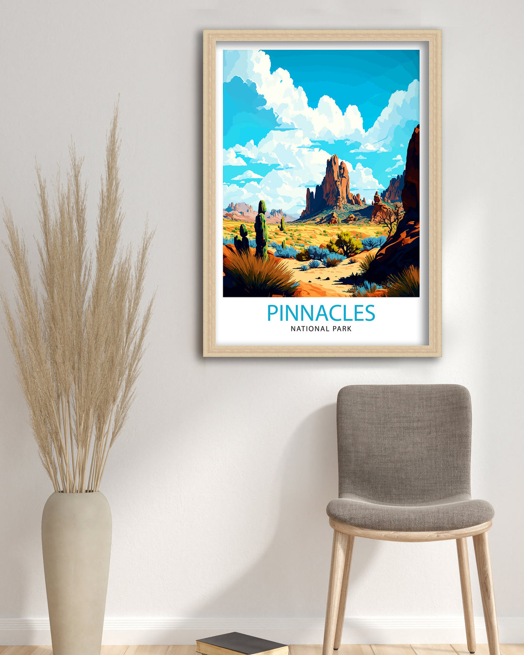 Pinnacles National Park Travel Poster