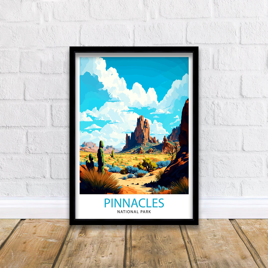 Pinnacles National Park Travel Poster