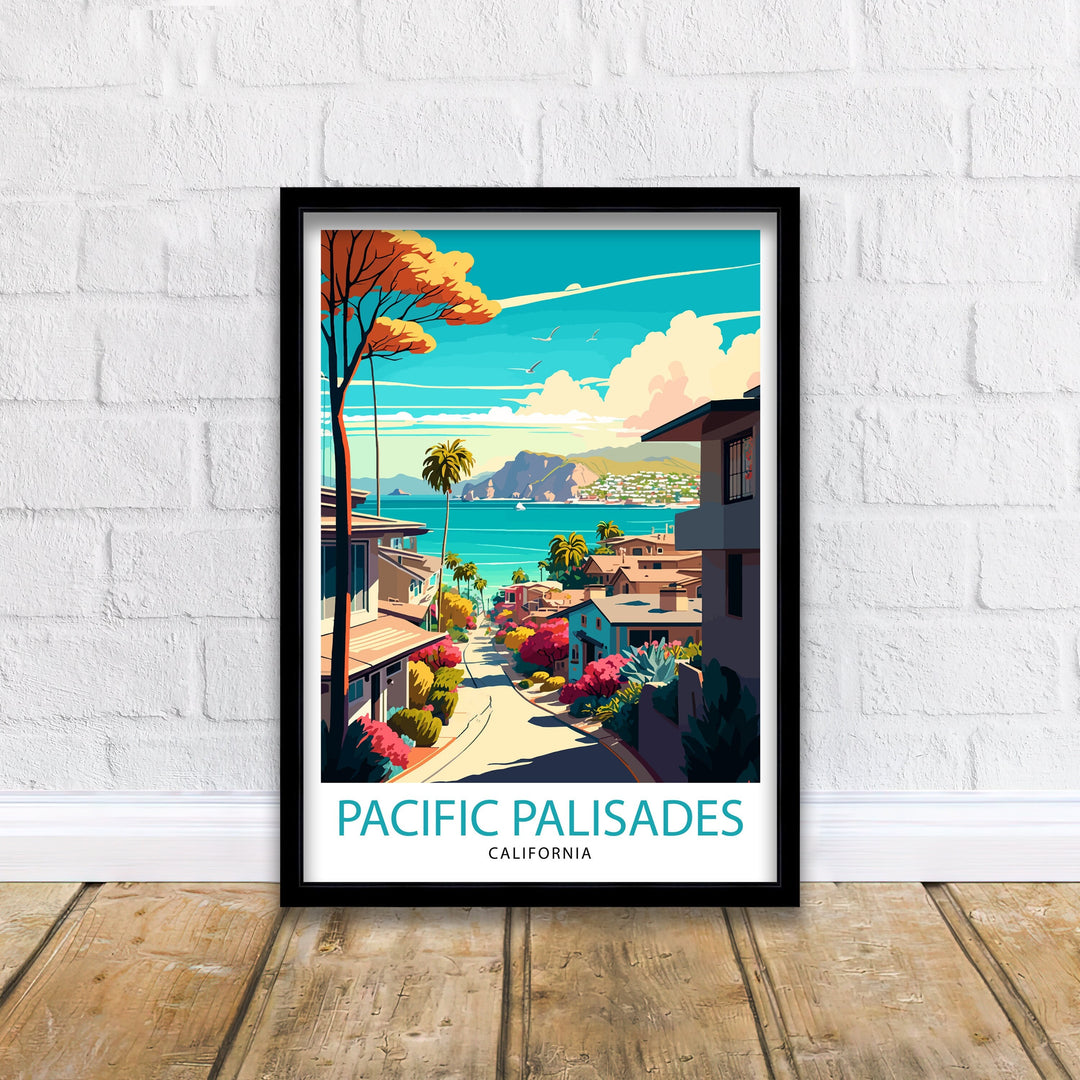 Pacific Palisades Travel Poster