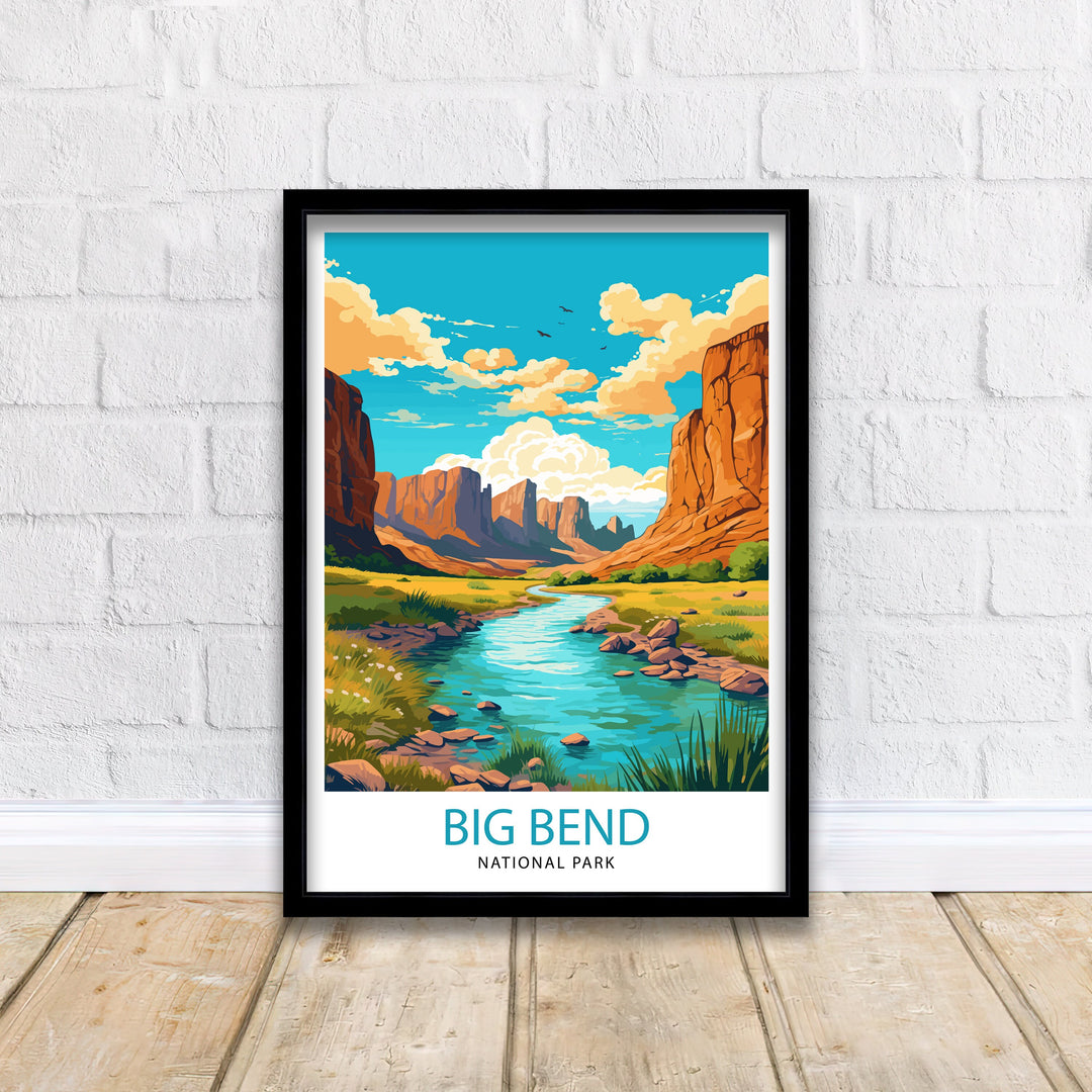 Big Bend National Park Travel Poster