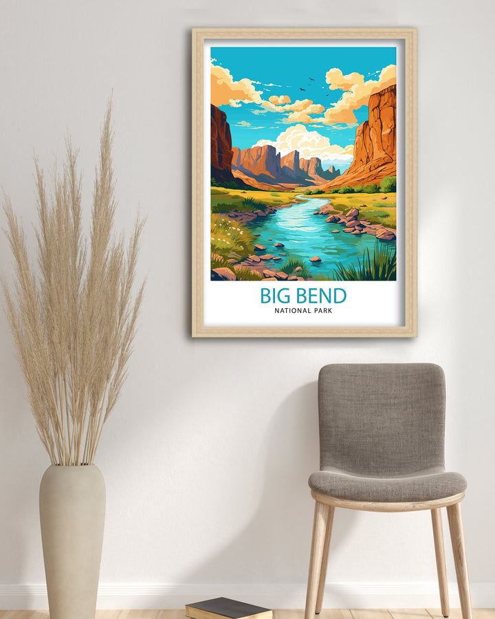 Big Bend National Park Travel Poster