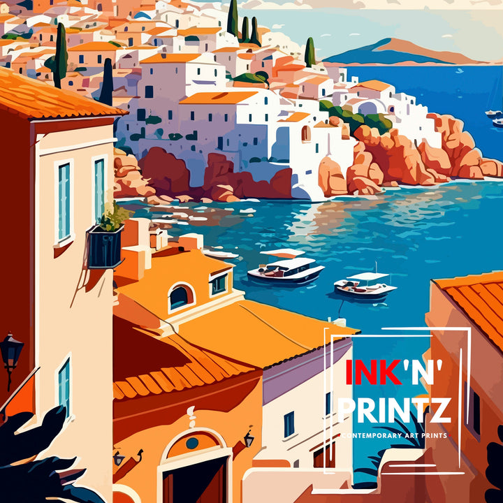 Ibiza Travel Poster Ibiza Wall Art Ibiza Home Decor Ibiza Illustration Ibiza Spain Travel Poster Gift for Ibiza Lovers Spain