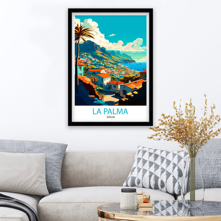 La Palma Travel Poster La Palma Wall Art La Palma Home Decor La Palma Illustration La Palma Travel Poster Gift For La Palma - Spain Wall Art